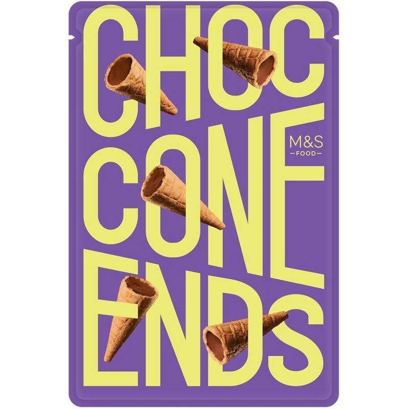 Marks & Spencer Mini oplatkové kornouty plněné belgickou mléčnou čokoládou