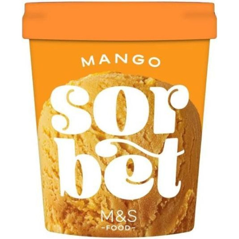 Marks & Spencer Mangový sorbet s mangovým protlakem