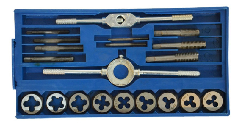 MDtools Sada závitníků a závitových oček, M3x0.5 - 1/8", 20 kusů
