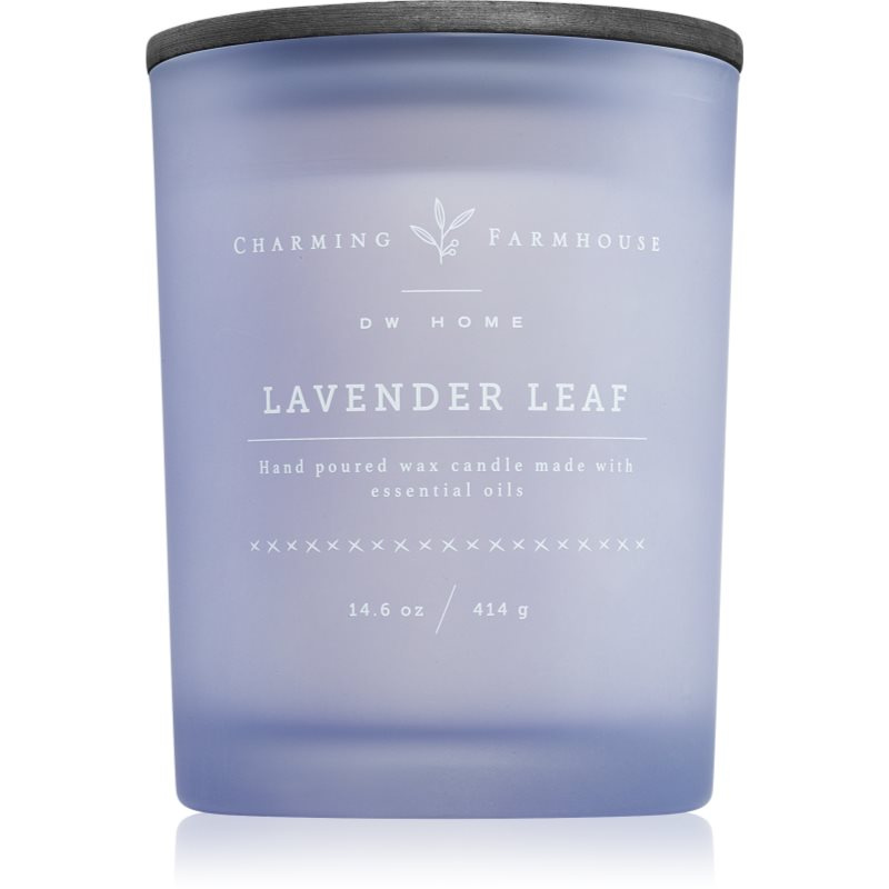 DW Home Charming Farmhouse Lavender Leaf vonná svíčka 414 g