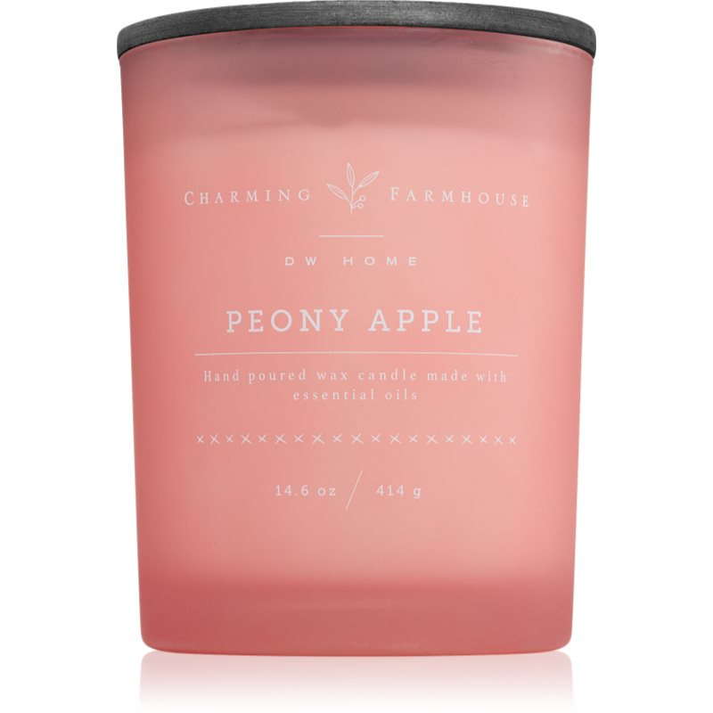DW Home Charming Farmhouse Peony Apple vonná svíčka 413 g