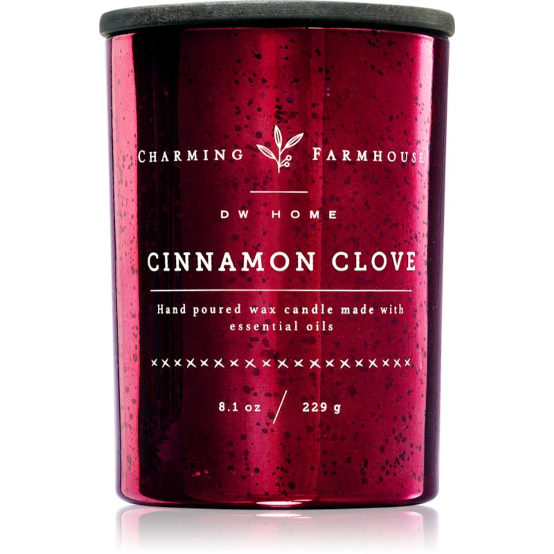 DW Home Charming Farmhouse Cinnamon Clove vonná svíčka 230 g