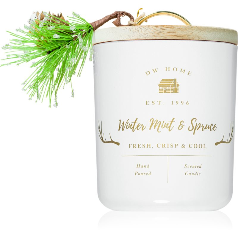 DW Home Farmhouse Winter Mint & Spruce vonná svíčka 244 g