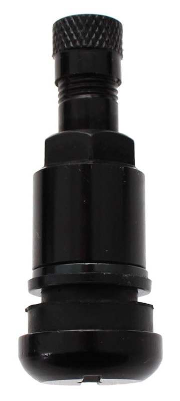 Bezdušové ventily TR, stříbrné nebo černé, různé druhy, pro osobní auta - Ferdus Varianta: černý hliník. otvor v ráfku 11.5 mm. délka ventilu 42 mm. …