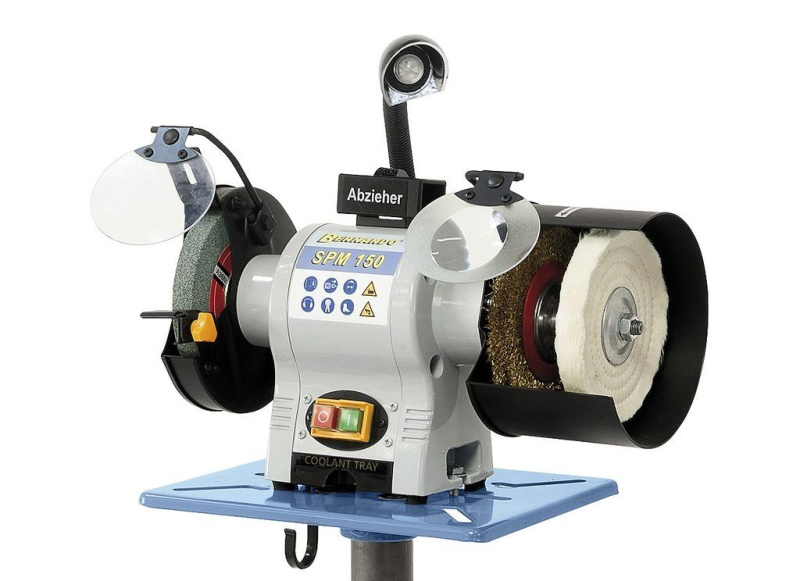 Stolní bruska kotoučová 230 V 500 W, se sadou kotoučů - Bernardo SPM 150