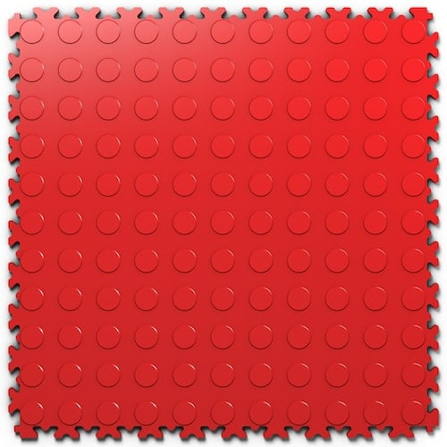 Dlaždice Fortelock Industry ULTRA, červená, vzor penízky Barva a vzor dlažby: červená. vzor penízky