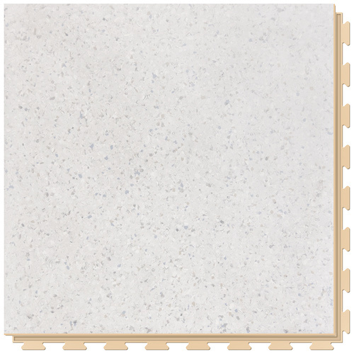 Dlaždice Fortelock Business, vzhled Pinnacles T98, barva spáry hnědá Vzhled dlaždice: Light Pure Grey 0651. barva spáry béžová