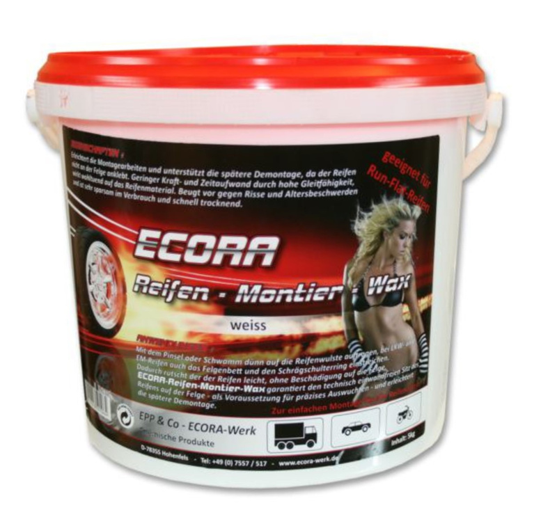 Ecora Montážní pasta pro osobní i nákladní pneu, bílá, 5 kg