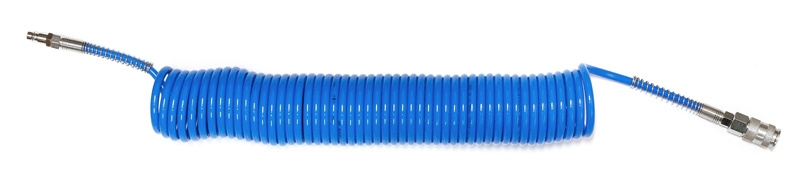 BOW Profi spirálová PU hadice 5 m, o 5/8 mm, s rychlospojkou