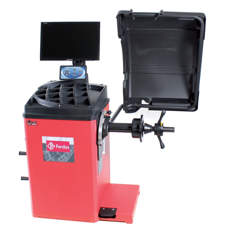 Vyvažovačka kol 10" - 28" CB75, automat 2D, LCD displej - F16117