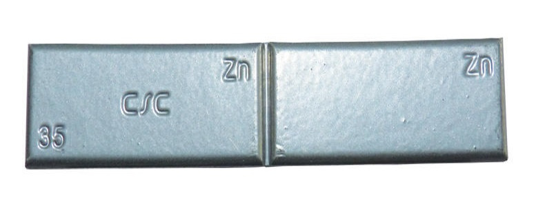 Nalepovací závaží pro alu disky ZNC 35 g, zinkové - F3507