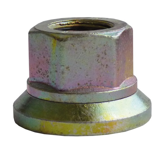 Diskové matice, rovná dosedací plocha, pro Avia, Tatra, různé rozměry - Ferdus Varianta: M18x1.5. výška 28 mm. klíč 27. otočná podložka. Avia A30 31