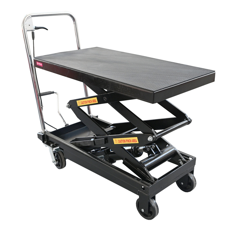 Ferdus Pojízdný pracovní stůl zdvižný, nosnost 360 kg, zdvih 1290 mm, s hydraulickým systémem