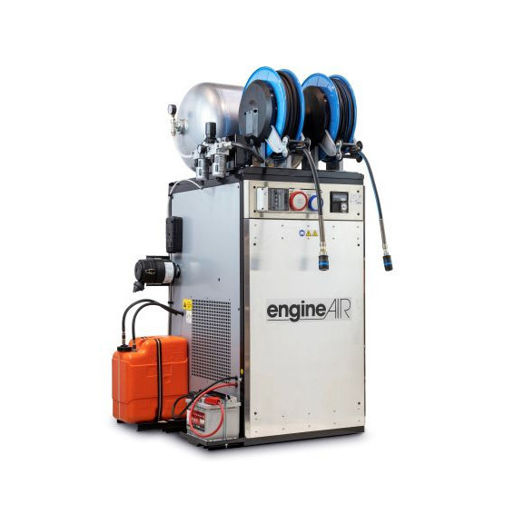 Schneider Kompresor dieselový, stacionární 90 l, 12 bar, s elektrocentrálou 230V/400V