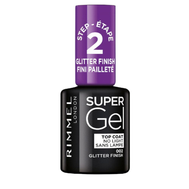 Rimmel Super Gel Step 2 vrchní ochranný lak na nehty s leskem 12 ml