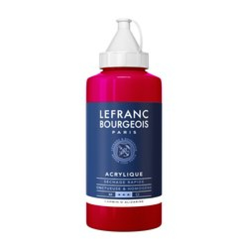 Akrylová barva Lefranc 750ml – 344 Alizarine Carmine