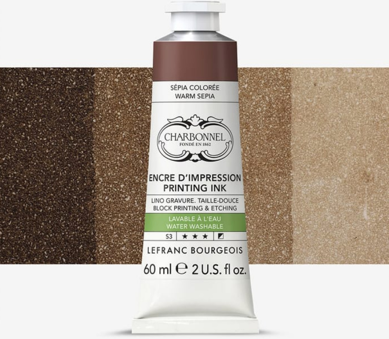 Grafická barva Charbonnel Aqua Wash 60ml – warm sepia