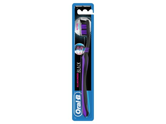 ORAL-B Zubní kartáček Allrounder Black Střední 1 ks