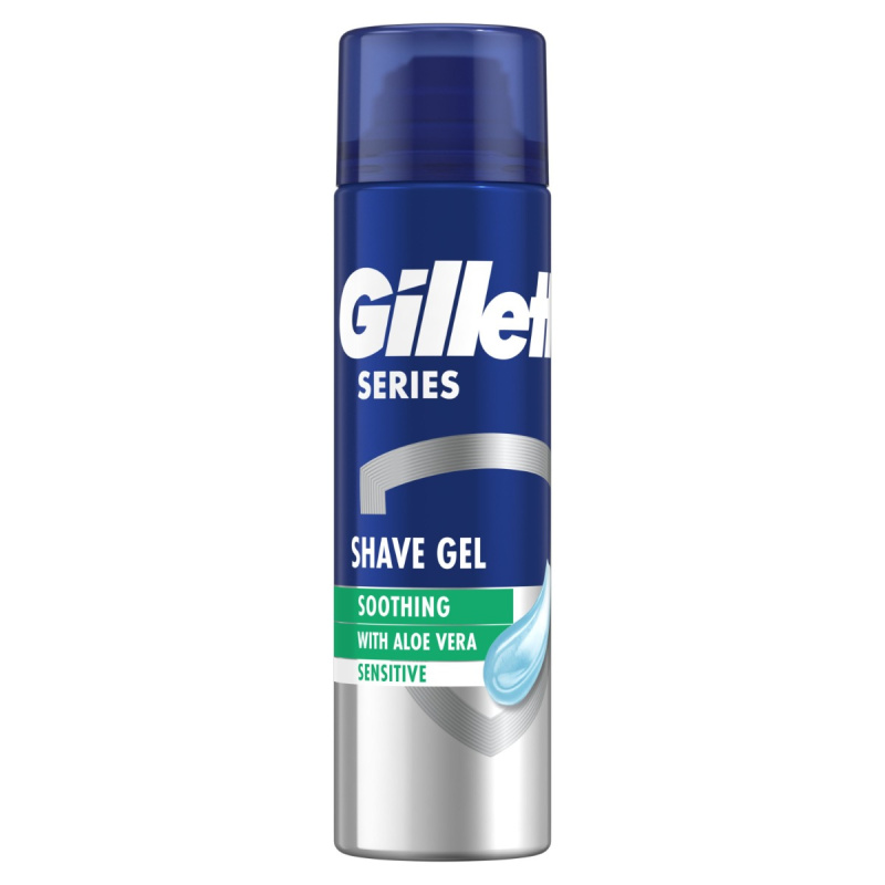 Gillette Series Sensitive gel na holení pro muže 200 ml