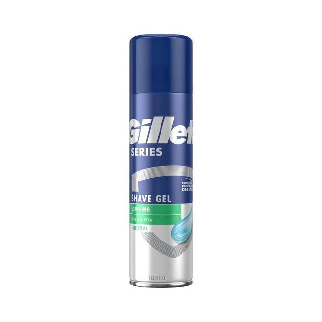 Gillette Series Sensitive gel na holení pro muže 200 ml