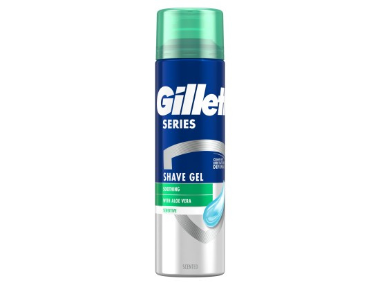 Gillette Series Sensitive gel na holení pro muže 200 ml