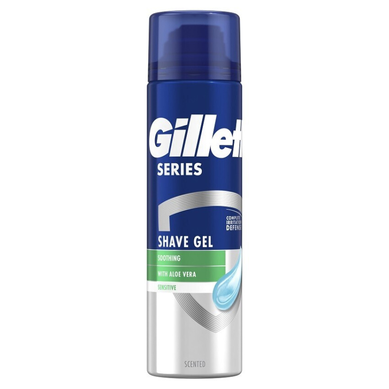 Gillette Series Sensitive gel na holení pro muže 200 ml