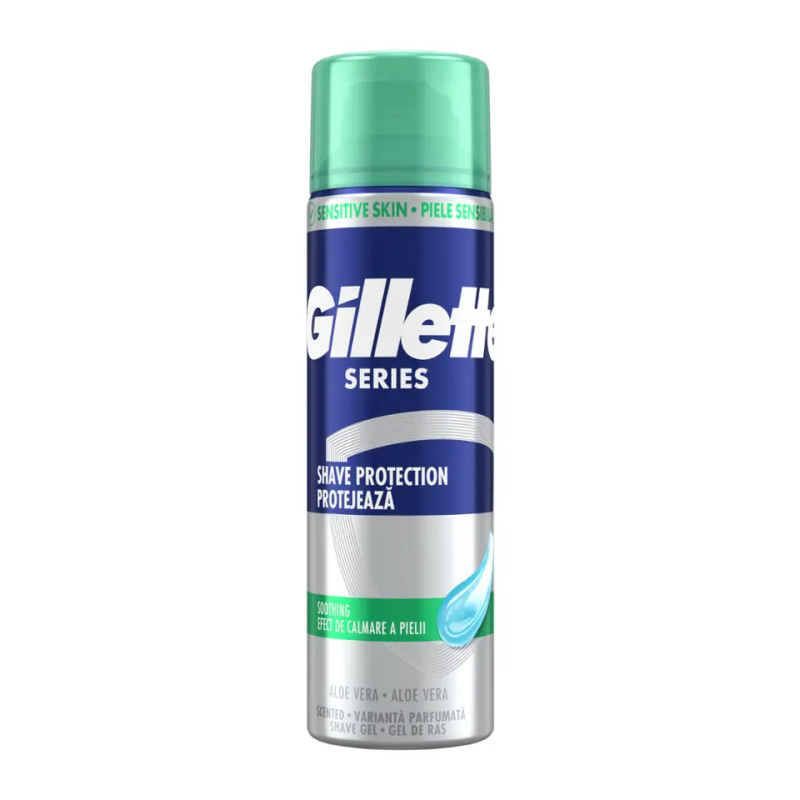 Gillette Series Sensitive gel na holení pro muže 200 ml