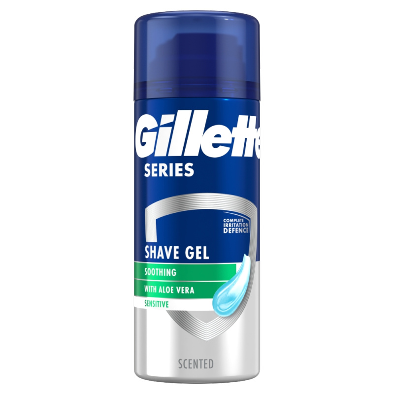Gillette Series Sensitive gel na holení pro muže 75 ml