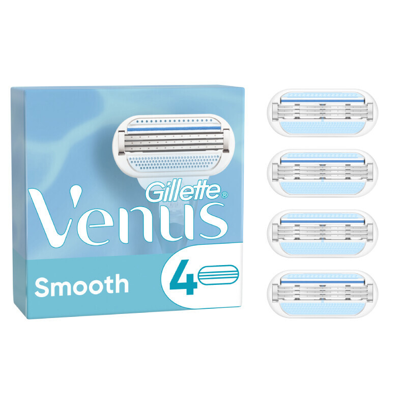 Gillette Venus Smooth náhradní hlavice 4 ks