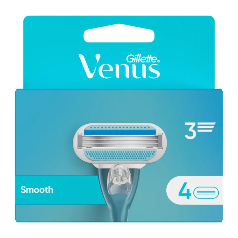 Gillette Venus Smooth náhradní hlavice 4 ks