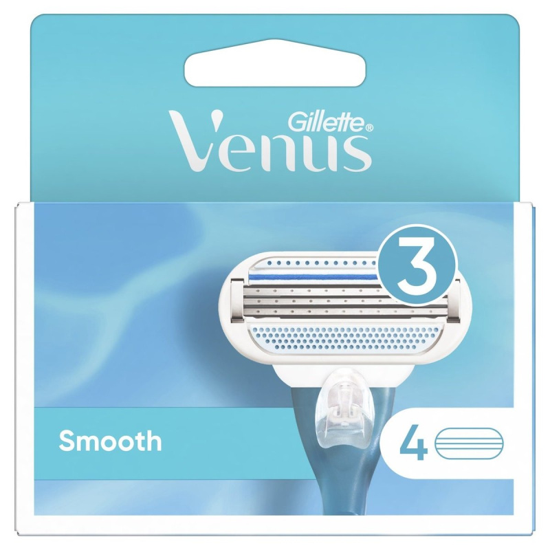 Gillette Venus Smooth náhradní hlavice 4 ks