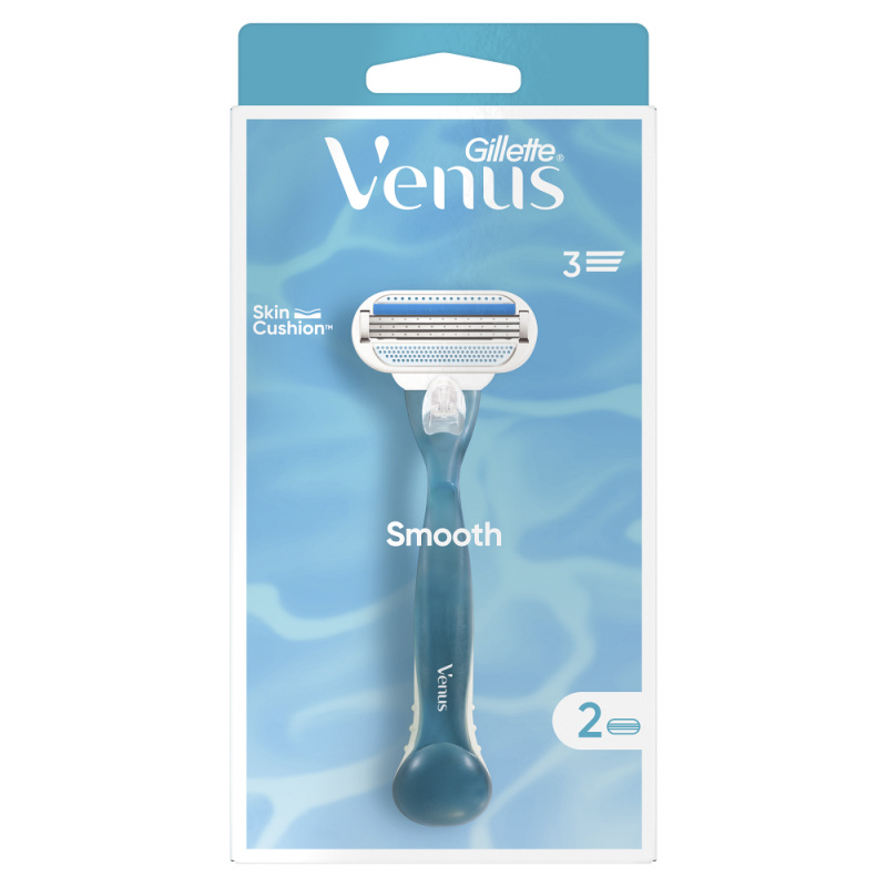GILLETTE Venus Smooth Holicí strojek pro ženy + Náhradní hlavice 2 ks