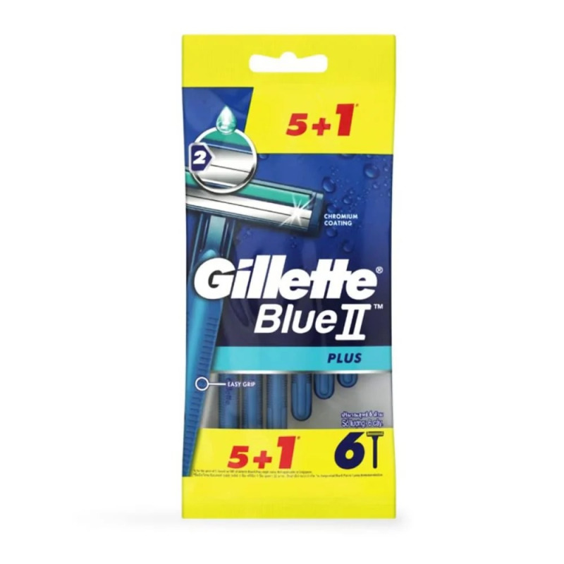 Gillette Jednorázový strojek Blue2 Plus 6 (sáč)
