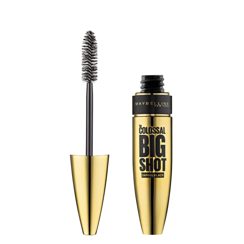 MAYBELLINE NEW YORK The Colossal Big Shot Daring Black objemová řasenka v extra černé 9.5 ml
