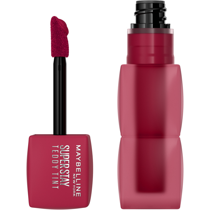 MAYBELLINE NEW YORK SuperStay Teddy Tint dlouhotrvající rtěnka s matným efektem odstín 50 Wild at Heart 5 ml