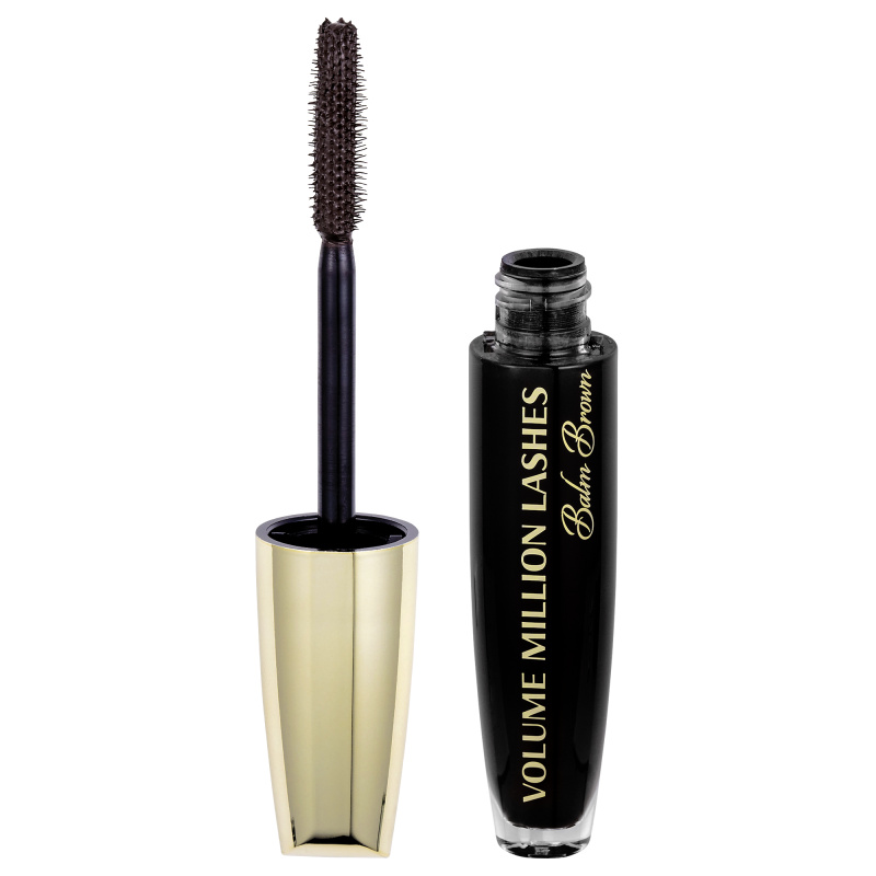 L’Oréal Paris Volume Million Lashes Balm Brown objemová a pečující řasenka odstín Brown 8,6 ml