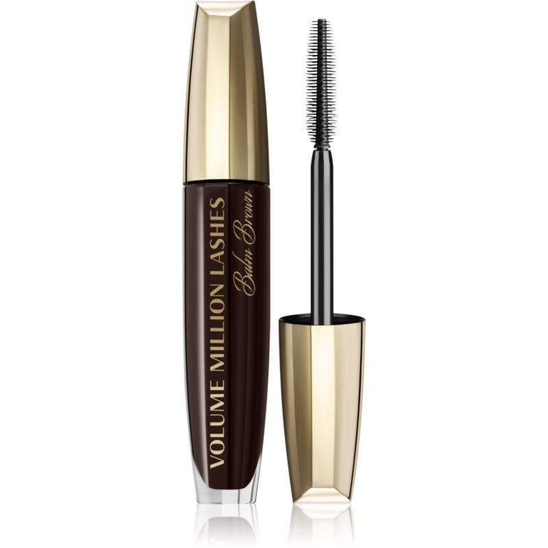 L’Oréal Paris Volume Million Lashes Balm Brown objemová a pečující řasenka odstín Brown 8,6 ml