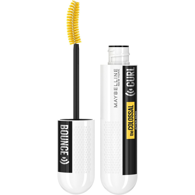 MAYBELLINE NEW YORK The Colossal Curl Bounce After Dark řasenka pro objem a natočení řas extra černá 10 ml