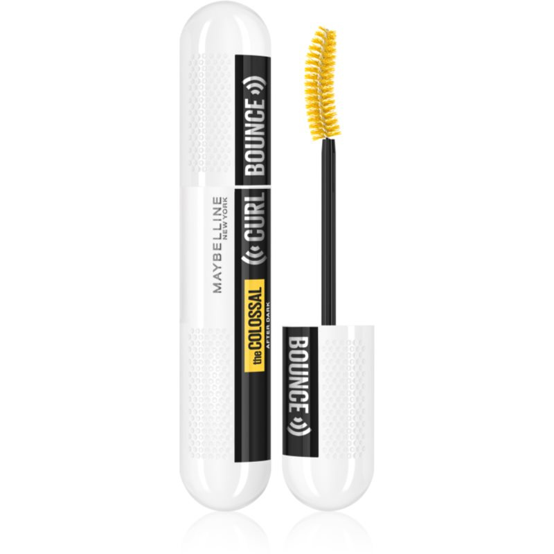 MAYBELLINE NEW YORK The Colossal Curl Bounce After Dark řasenka pro objem a natočení řas extra černá 10 ml