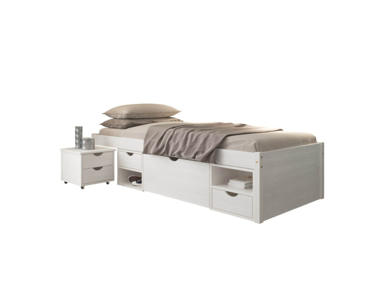 Inter Link Funkční postel »Claas« (Bílá - Till, 90 x 200 cm)