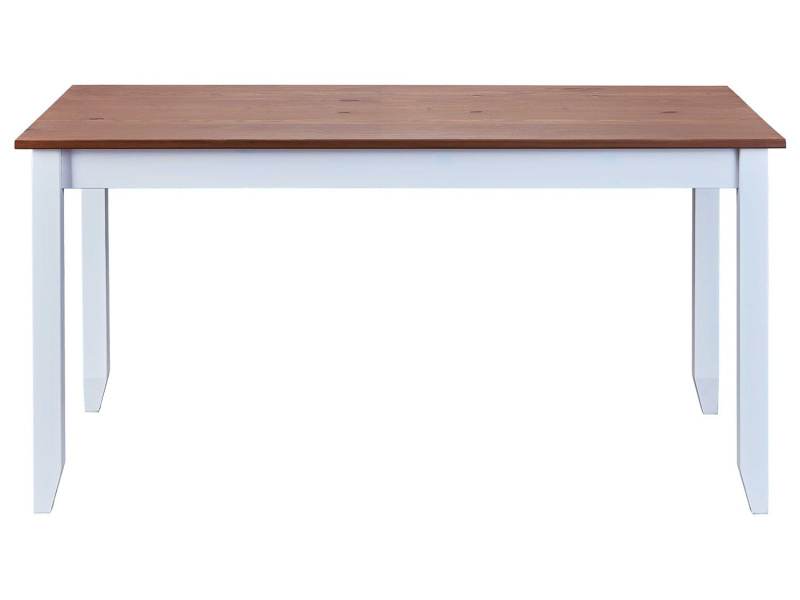 Inter Link Jídelní stůl »Westerland« (bílá, sépie/hnědá)