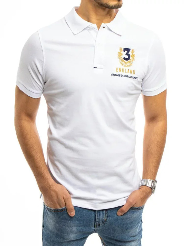 Pánská bílá polokošile Dstreet PX0360 XL