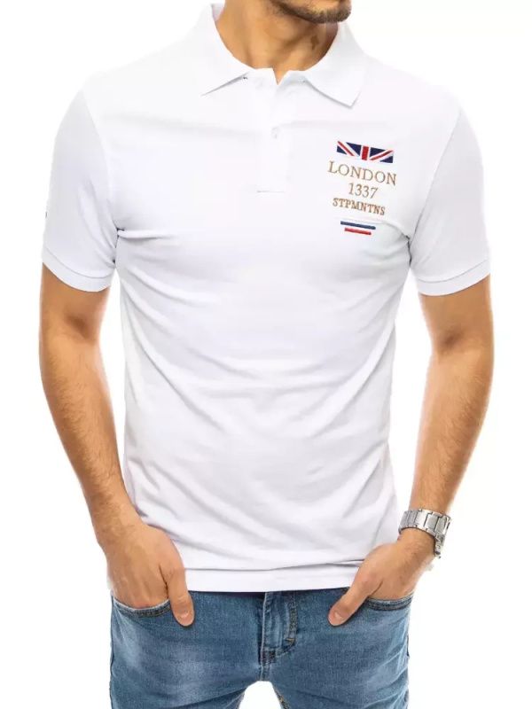 Polokošile s bílou výšivkou Dstreet PX0436 L