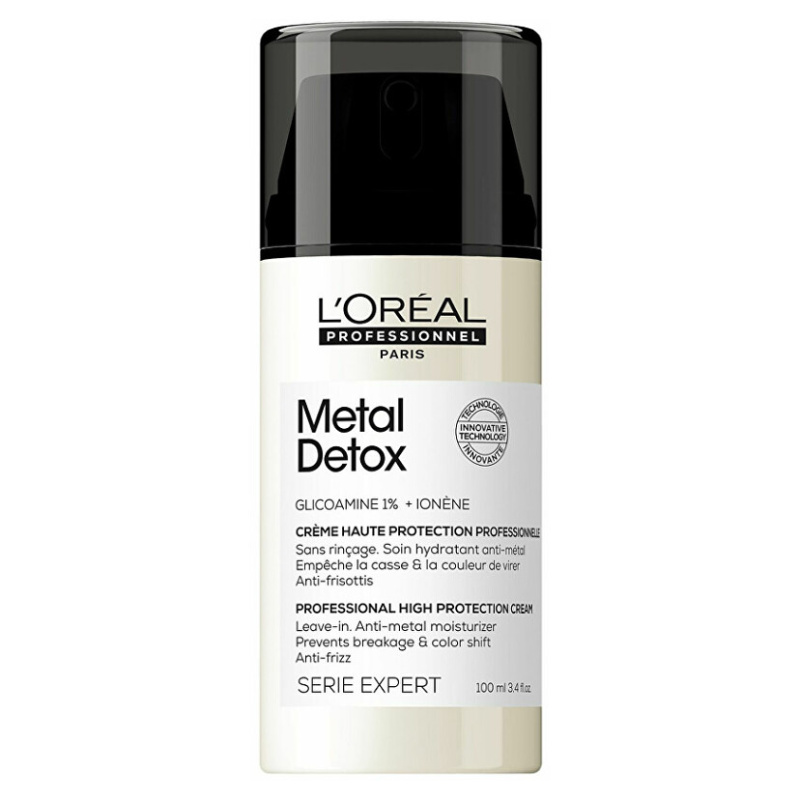 L’Oréal Professionnel Serie Expert Metal Detox ochranný krém pro lámavé a namáhané vlasy 100 ml