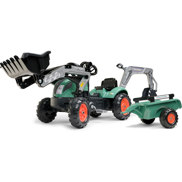 Dětský traktor Farm Lander s nakladačem a přívěsem