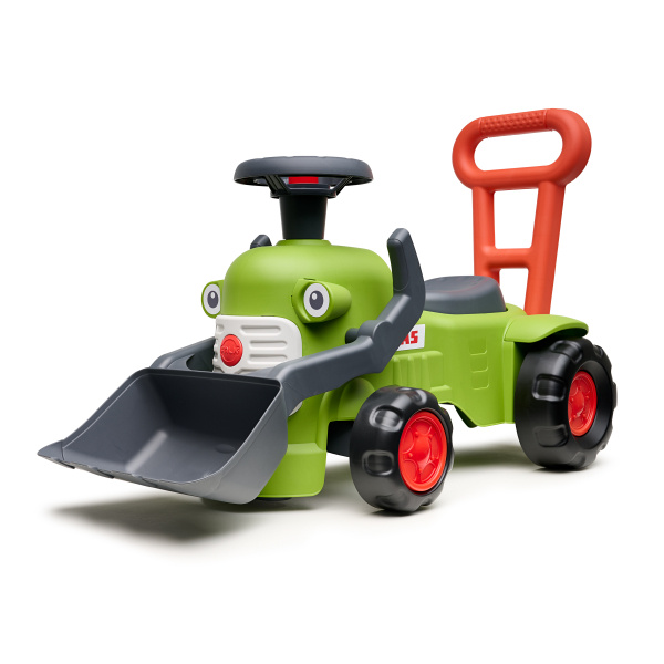 Traktor jezdík s přívěsem a lžící Falk