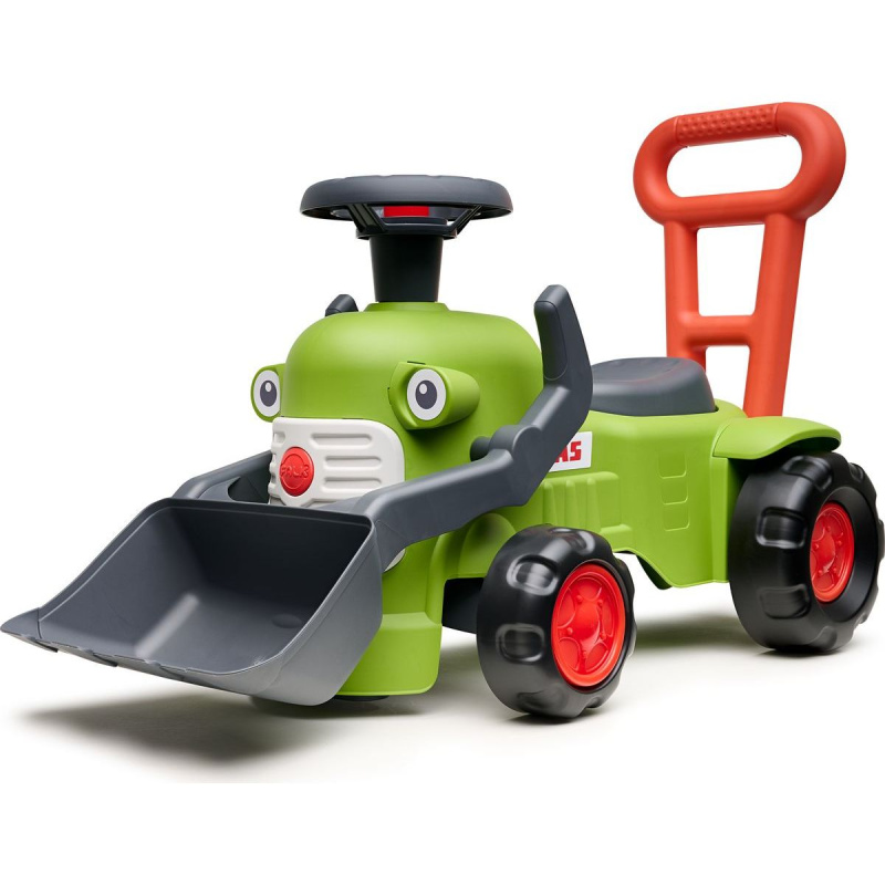 Traktor jezdík s přívěsem a lžící Falk
