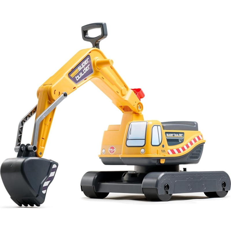 FALK Odrážedlo Digger Super Builder plně kloubový s otevíracím sedadlem