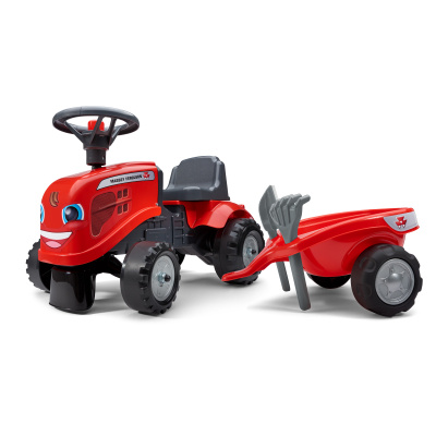 Alltoys Falk traktor Massey Ferguson červené s volantem