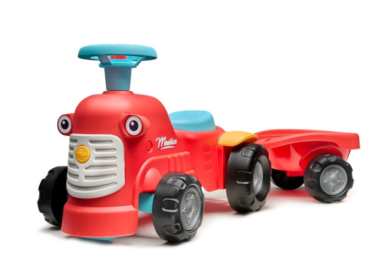 Falk 900C baby Maurice červený vintage s přívěsem